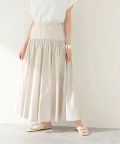 【新品未使用】JOURNAL STANDARD ライトクロスギャザースカートのサムネイル