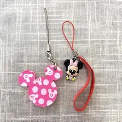 東京ディズニーリゾート ミニーマウス ストラップ 2個セット