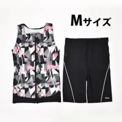 サンプル FILAフィラ レディース フィットネス水着 ブラックMサイズ■A37