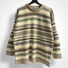 フランス製【Euro Vintage】80s~ モヘア混 ヴィンテージニット
