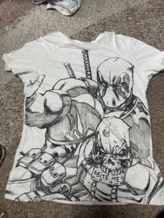 Deadpool デッドプール プリント Tシャツ ホワイトのサムネイル