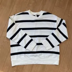 h&m エイチアンドエム　ボーダー　トレーナー　スウェット