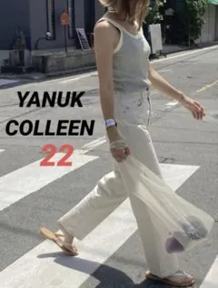 YANUK】ヤヌーク COLLEEN／コリーン ワイドテーパードパンツ 25 - メルカリ