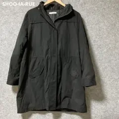 SHOO-LA-RUE 黒いモッズコート フード付き