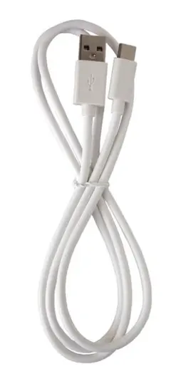 USB-A to USB-Cケーブル 80㎝ル　ホワイト