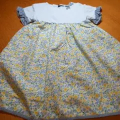 Bebe 花柄 半袖ワンピース 110センチ