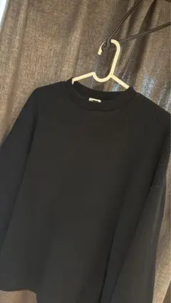 H BEAUTY&YOUTH オニ ライスサーマル クロップドクルーネック