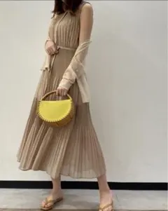 ティアードシアープリーツワンピース スナイデル