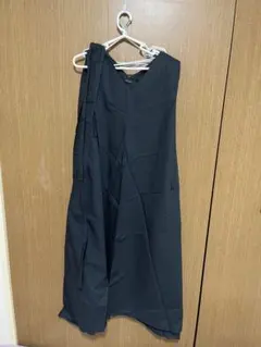 JEANASIS ブラック ノースリーブ ロングワンピース