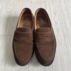 CROCKETT&JONES スウェード boston ボストン　6 ローファーのサムネイル
