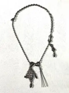 美品　GEM KINGDOM ネックレス クロスモチーフ　 シェル ロザリオ 美品 GEM KINGDOM ネックレス クロスモチーフ シェル ロザリオ