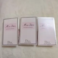 【新品未使用】ミスディオール　ブルーミングブーケ　サンプル　3本セット