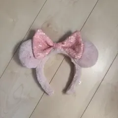 ディズニー ピンクリボンカチューシャ ミニー