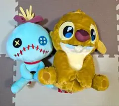 リロアンドスティッチ　うるりぃみぃ　ルーベン　スクランプ　ぬいぐるみ　2個セット
