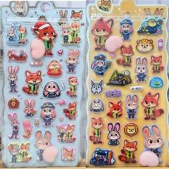 【2枚セット】ズートピア おしりシール