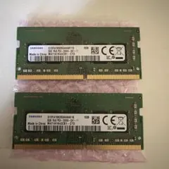 Samsung 8GB DDR4 3200MHz メモリー 2枚セット - メルカリ