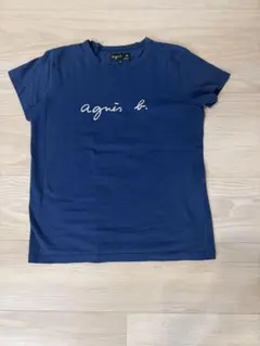 agnes b. ロゴTシャツ ネイビー サイズ1のサムネイル