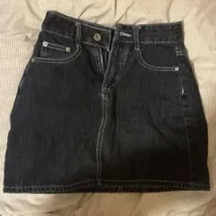 GRL デニム台形ミニスカート