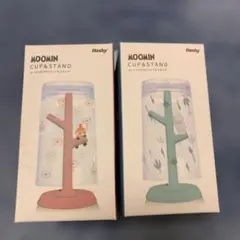 ムーミン　リトルミイ うがいコップ＆スタンド　２個セット