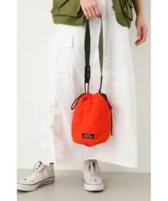 巾着型ショルダーバッグ