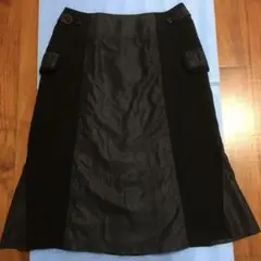 ツートンスカート（ヒロココシノ）サイズＬ