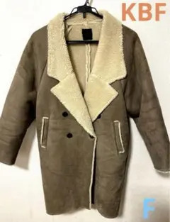 【美品】KBF ☆ブラウン ムートンコート サイズONE