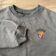 ポテト刺繍トレーナー 100