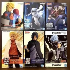 NARUTO 6体 カブト/イタチ/53/忍界造形列伝ナルト・ボルト/カカシ