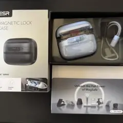 ESR AirPods pro ケース 水色