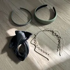 カチューシャ　ヘアーワイヤー　5点セット