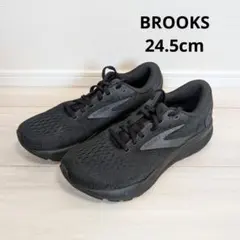BROOKS ブルックス ランニングシューズ ブラック　24.5cmのサムネイル