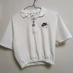 Nike AIR 半袖ポロシャツ　クロップド　 M ホワイト