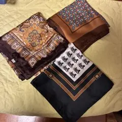 スカーフ3点セット 多様なデザイン