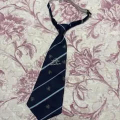 キッズ用ネクタイ ネイビー ストライプ