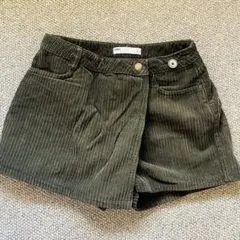 【まる様】ZARA オリーブ コーデュロイ ショートパンツS