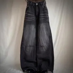 00s archive dark denim pants grunge y2k - メルカリ