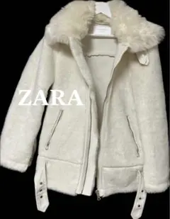 ZARA ファーコート アウター