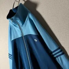 adidas トラックジャケット 西ドイツ デサント 刺繍 4号 70s80s