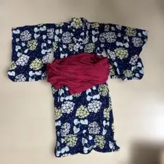 petit main 浴衣 110cm 紫陽花柄のサムネイル