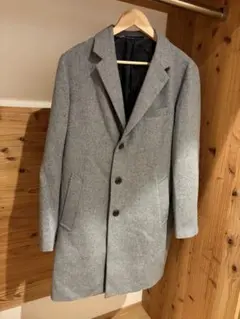 GU グレー チェスターコート