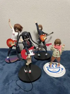【一部難あり詳細必読】【バラ売り不可】けいおん！フィギュア4体＋3体セット