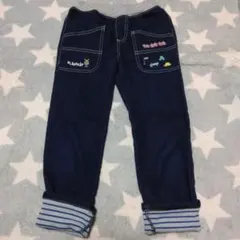 【美品】kladskap クレードスコープ デニム ストレッチ パンツ 120㎝