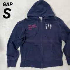 GAP【美品】フーディー パーカー ネイビー Sのサムネイル