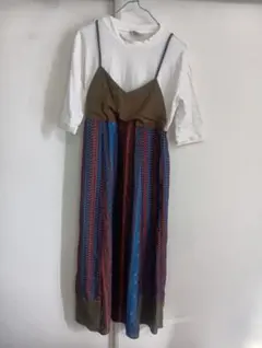 TITICACA エスニック柄ドレス フリーサイズのサムネイル