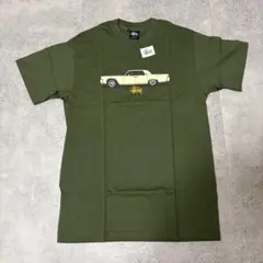 OLD STUSSY USA製 カーTシャツ M シングルステッチ