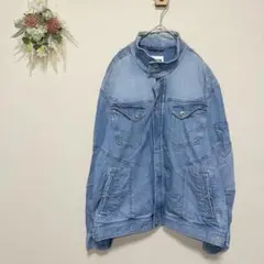 BLUE B 【L】 デニムジャケット ビッグシルエット Y2K ストリート