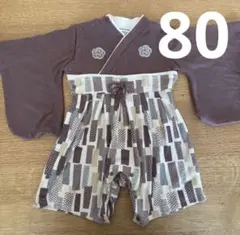 ベビー袴　お宮参り　お祝い着　80