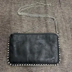 ZARAスタッズ付きチェーンバッグ