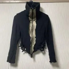 【廃盤】soe ソーイ 変形 ハイネック ジップ ジャケット ブルゾン ブラックのサムネイル