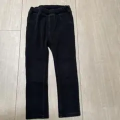 無印良品、キッズ黒パンツ100